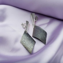 сребърни обеци СИНХРОН